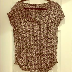 Ava Christine Womens Short sleeve blouse